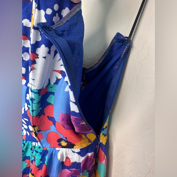 O’Neill Floral Print Strapless Knee Length Dress, size S - Picture 9 of 14